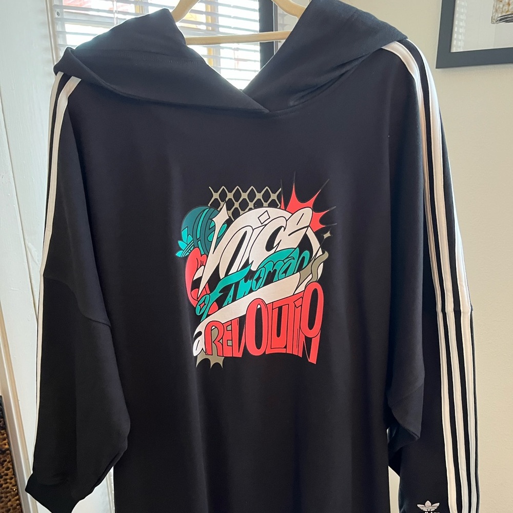 ADIDAS ORIGINALS NWT AUTHENTIC ORIGINAL HOODIE DRESS DESIGNED BY NAOMI